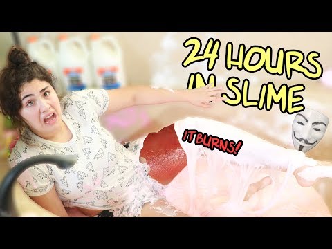 24-hours-in-slime-challenge-in-my-mom's-bathtub!-challenged-by-the-hacker?