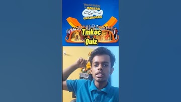 TMKOC QUIZ!? 🤔