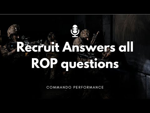 Royal Marine Recruit Answers ALL Your Questions About ROP