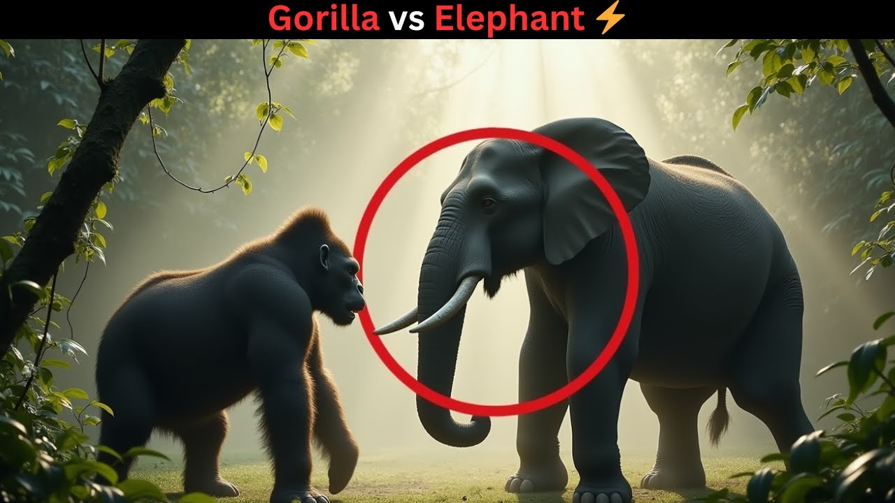 Gorilla vs Elephant: The Ultimate Battle for Jungle Supremacy!