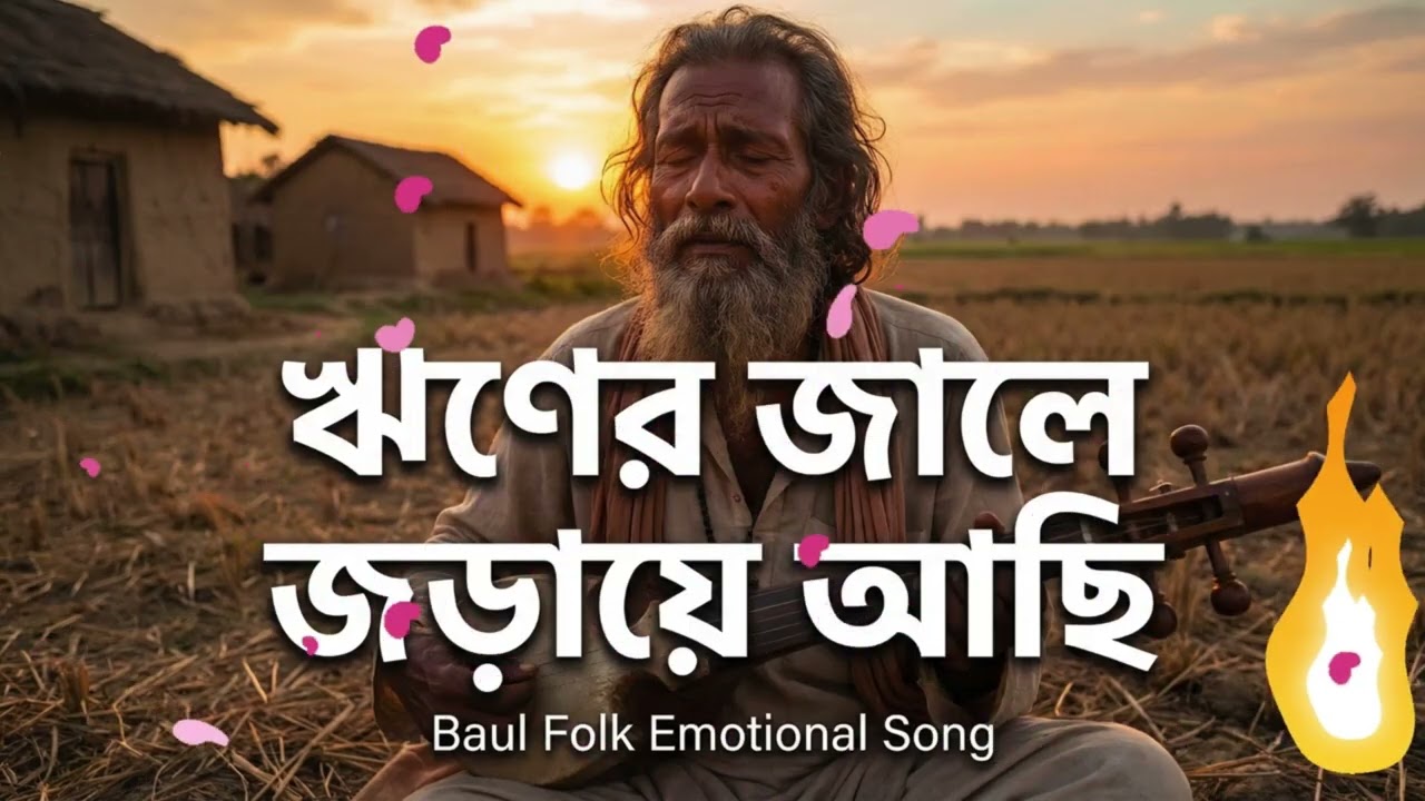 ঋণের জালে জড়ায়ে আছি | Emotional Baul Folk Bengali Song