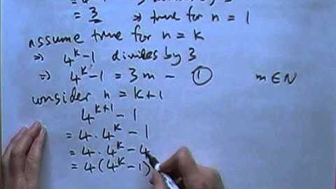 Advanced Higher Mathematics: proof by induction - divisibility type