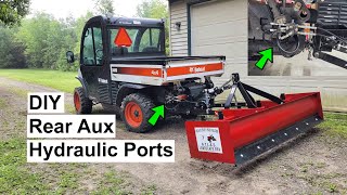 ✅ Installing Auxiliary Rear Hydraulics On A Bobcat Toolcat 5600 - DIY for ~$350