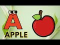 Phonics Song 2 with TWO Words in 3D - A For Airplane - ABC Alphabet Songs with Sounds for Children