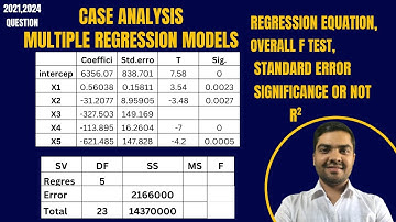 Case Analysis |2021,2024| Question Answer - Data Analysis and Modeling (BBA Fourth Semester, PoU)