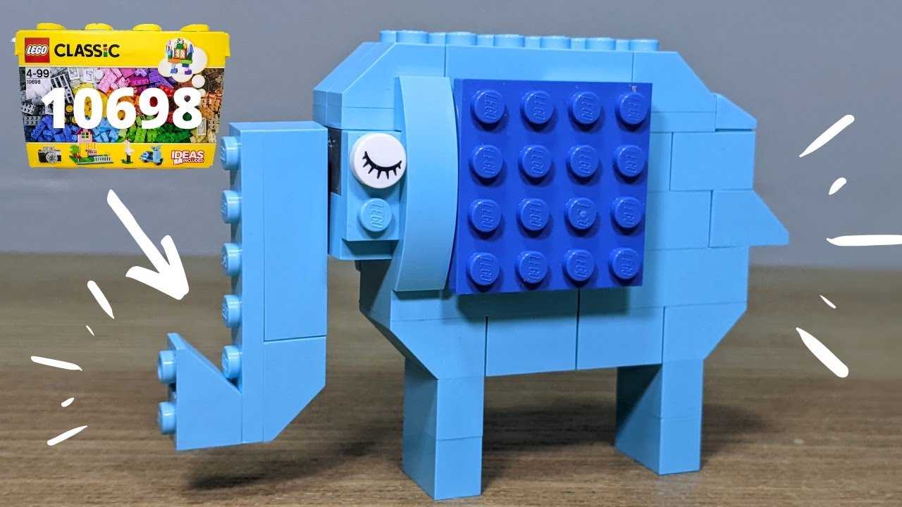 Lego Ideas Easy Elephant Animals2 ゾウの作り方 レゴクラシック 簡単 動物 レシピ2 Youtube