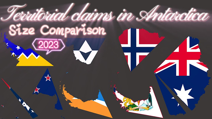 『Territorial claims in 🇦🇶Antarctica🇦🇶』Size Comparison (2023)