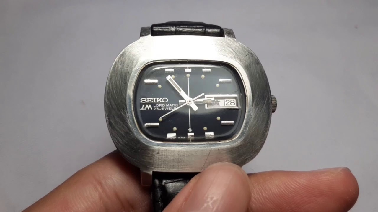 Seiko Lord Matic 5606 - 5010 Vintage Watch - YouTube
