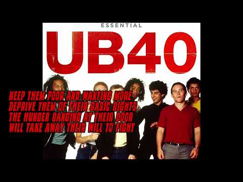 UB40 - As Always You Were Wrong Again (lyrics)
