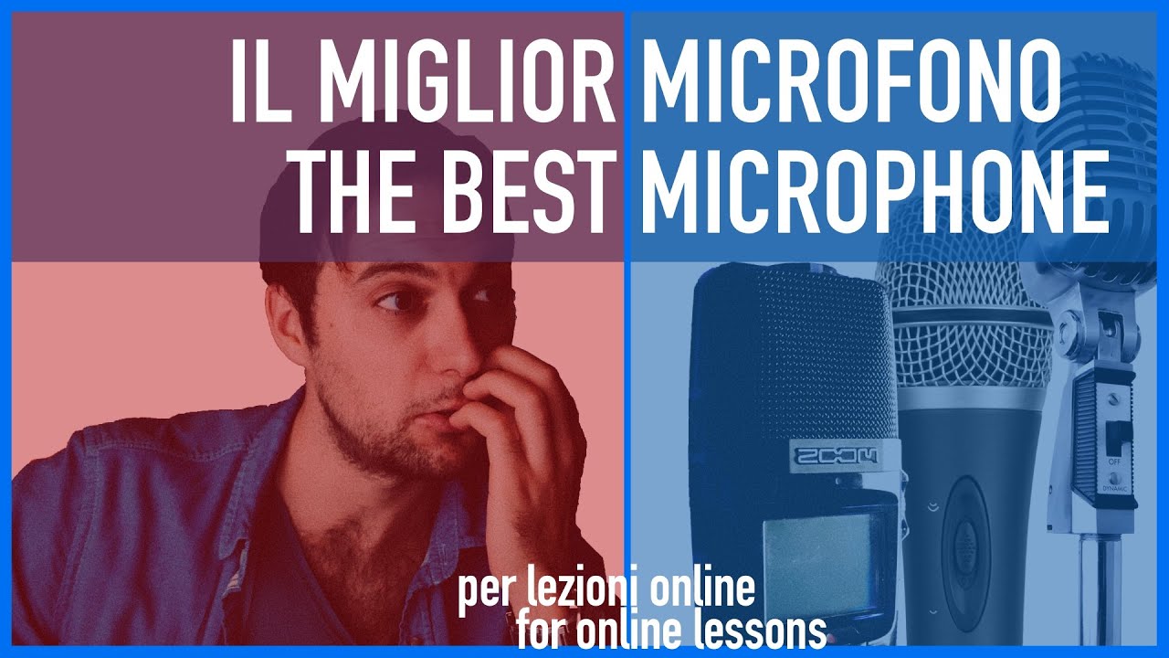 Microfono per lezioni online - Microphone for online lessons SUB ENG ...