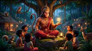 Hanuman Chalisa Visual Story | Powerful Animation | Bajrangbali Bhajan 4K