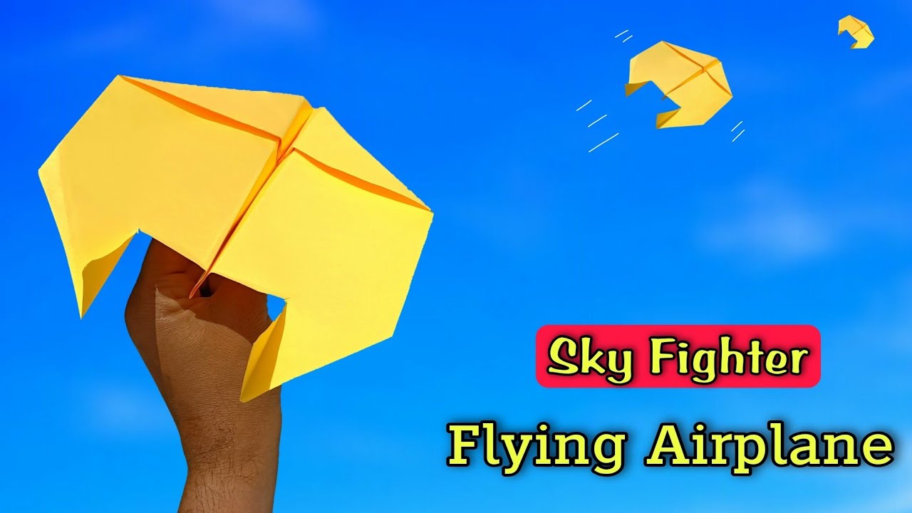 A4 Sky Fighter Plane Flying New Fighter Plane How To Make A4 Airplane 