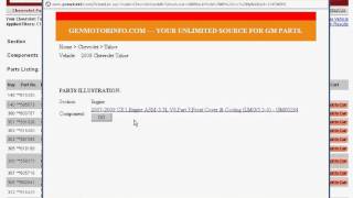 How to Find Parts in GM Parts Catalog