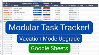 Modular Automated Task Tracker: Vacation Mode Upgrade