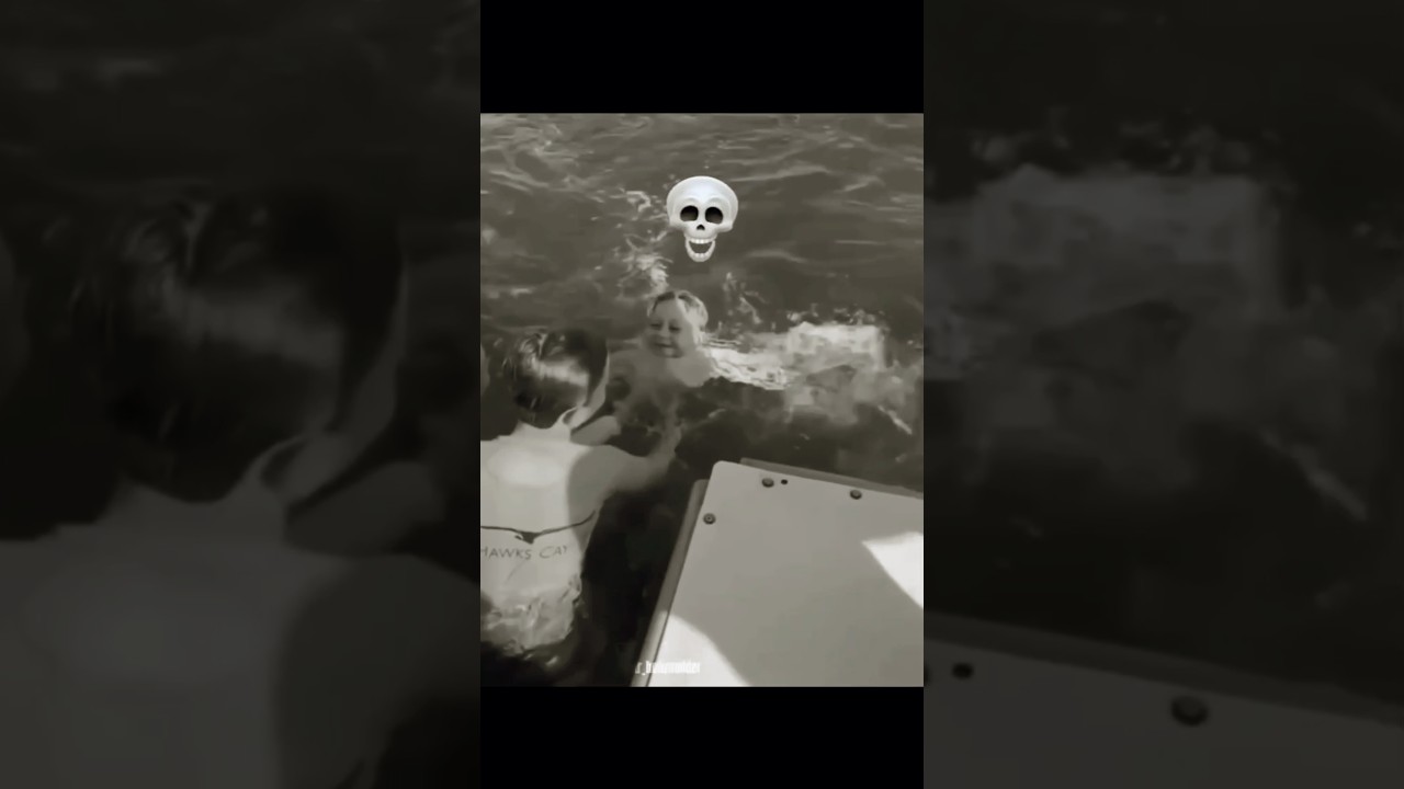 Little kid riding on Shark 🦈 #phonk #beats #music