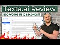 Texta ai Review & Demo 🔥 1500 Word Article in 10 Seconds that Passes Copyscape!
