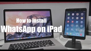 How To Install WhatsApp On iPad [iOS 8 To 8.4] @RedmondPieTV