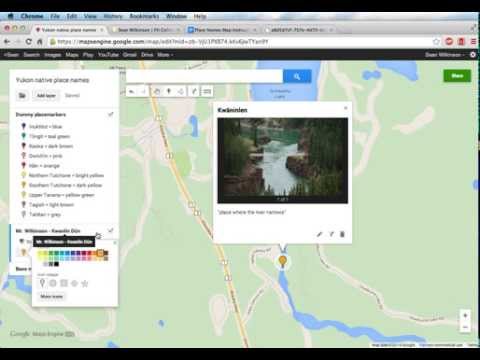 How to enter a placemark with Google Maps Engine Lite