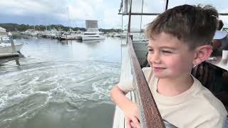 My wife lied to me and said we’re going on a boat.
