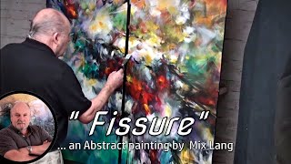 Underpainting abstract washes layers  fun colorful composition movement acrylic art blending shading