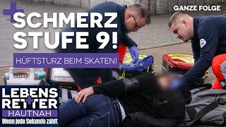 SKATE-UNFALL: Oberschenkelhalsbruch nach Sturz auf die Hüfte! | Lebensretter hautnah