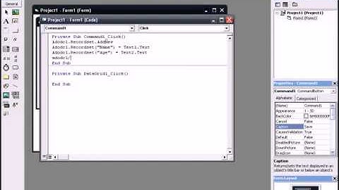 VB6 creation of Database w using Datareport and Dataenvironment