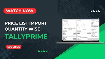 Price List Import Quantity Wise TallyPrime | Rajlaxmi Solutions Pvt Ltd | #TDL #Tally