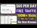 100 Millions+ Monthly Visits FREE Traffic Source For Affiliate Marketing 2024 | Technical Berwal