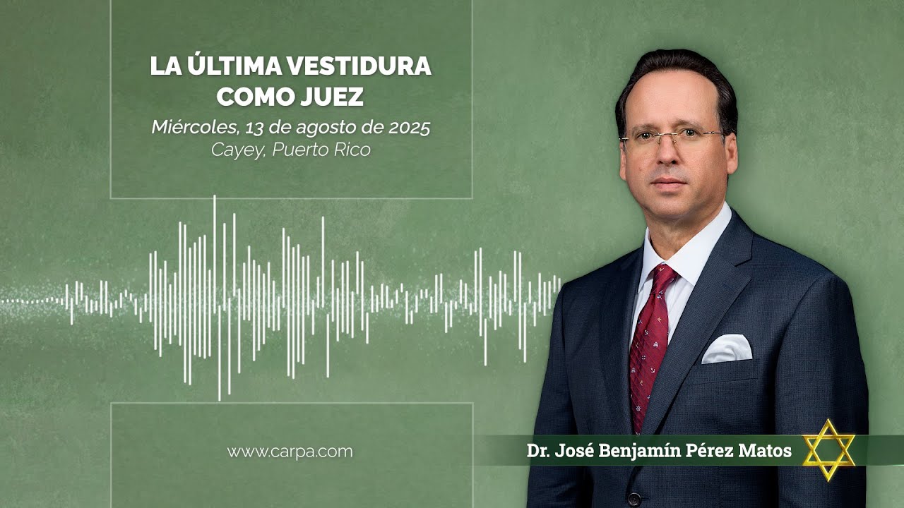 La última vestidura como Juez