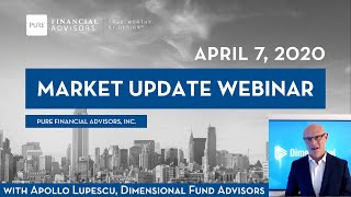 Financial Markets Update | Apollo Lupescu, Dimensional Fund Advisors, April 7, 2020 | Pure Financial