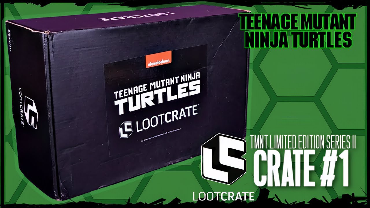 What's inside the Lootcrate TMNT Limited Edition Series II Crate #1