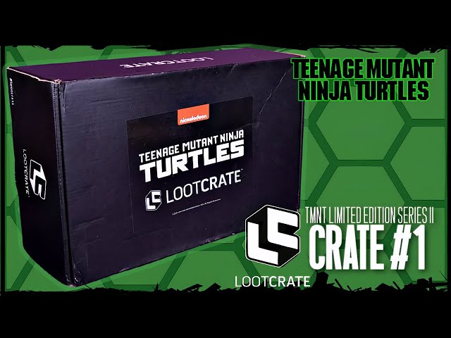 What's inside the Lootcrate TMNT Limited Edition Series II Crate