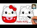 How to Draw Hello Kitty Easy | Squishmallows