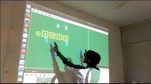 Fun With OpenCV Kinect - Projector based UI (mark 1)