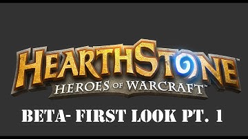 Hearthstone Beta - First Reaction and Tutorial Part 1