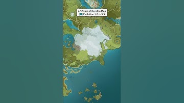 4 Year History of Genshin Map 1.0 to 5.5