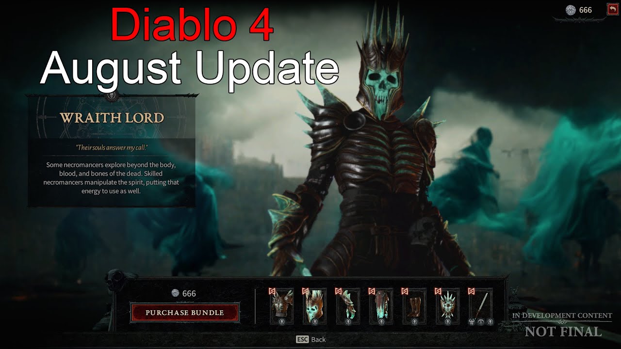 Diablo 4 Quarterly Update August 2022 Analysis YouTube