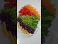 تزيين صحن خضار بصريقة سريعة وبسيطة تزيين خضار سلطة