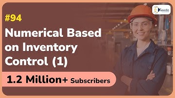 Numerical 1: Inventory Control | Previous Year GATE Questions of IRO | GATE IE & OR