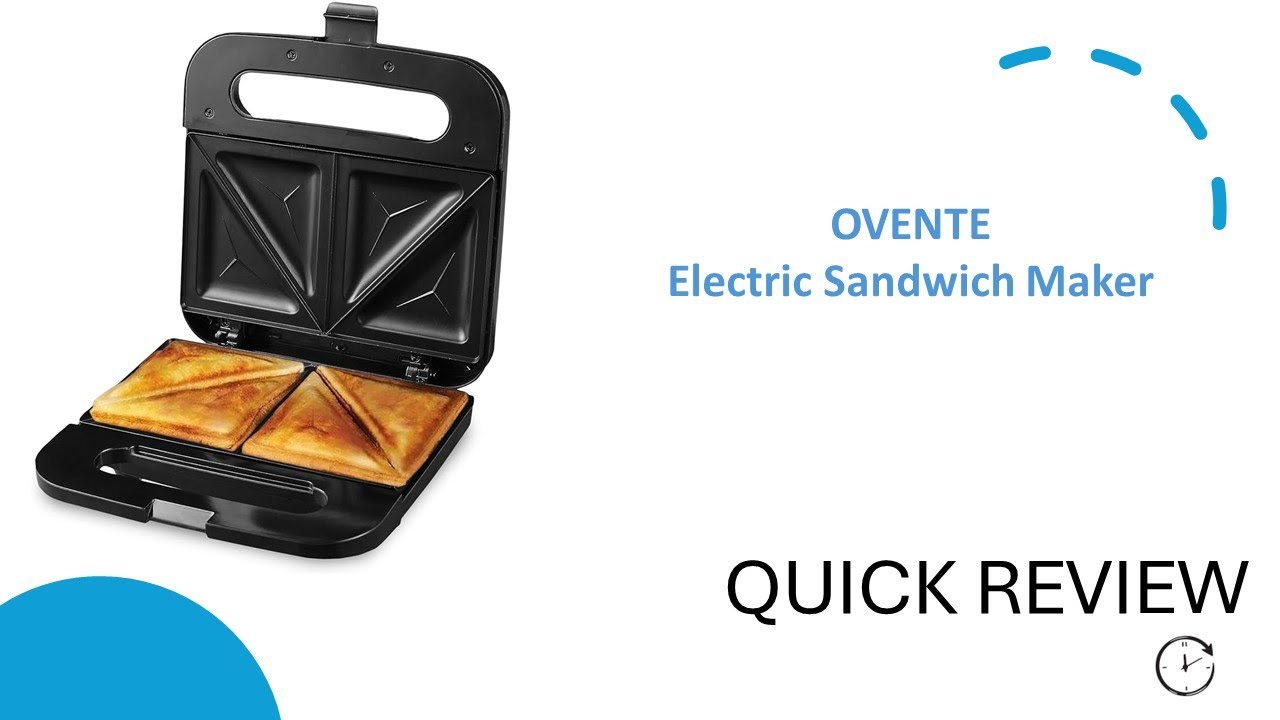 Ovente Electric Sandwich maker - REVIEW - YouTube