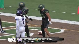 Bemidji State Football Highlights vs. Winona State (Sept. 16, 2023)
