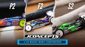 P2 vs. F2 vs. S2 | 1:10 Buggy Body Comparison