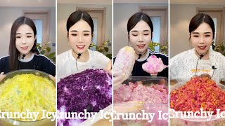 CRUSHED ICE EATING | ICE EATING ASMR | CRUNCHY ICY ASMR