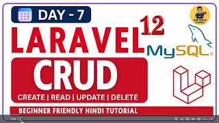 Laravel CRUD Tutorial in Hindi | Create & Read Data in Laravel 12 | Job Wale Codes Day 7