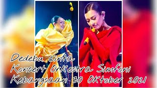 DEDEBU CINTA- Misha Omar KONSERT ORKESTRA SIMFONI KEBANGSAAN 30 Oktober 2021