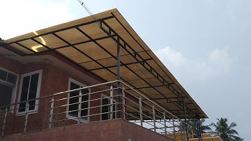 Roofing for polycarbonate/Coimbatore/front elevation design/@sam.bdreammaker5482