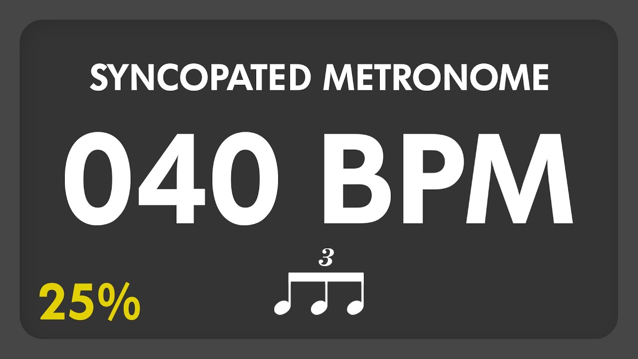 metronome with 8th notes