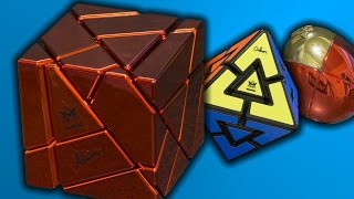 Massive Mefferts Unboxing - Red Ghost Cube - Metal Eggs - Diamond Pyraminx