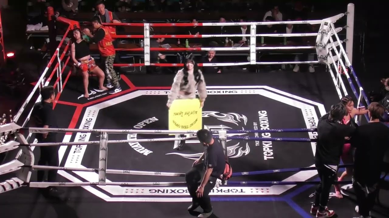 MuayThaiOpen51 第6試合 女子53.5kg契約 2分3R 真秀鷹虎センチャイジム