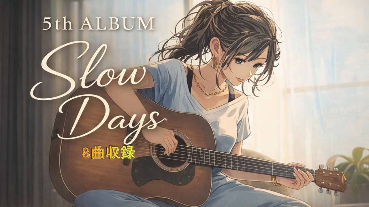 【8曲収録】5th Album 『Slow Days –ARISAの休日–』 オリジナル楽曲/ ARISA / 作業用BGM